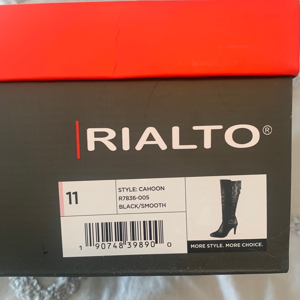 Rialto size 11 black boots